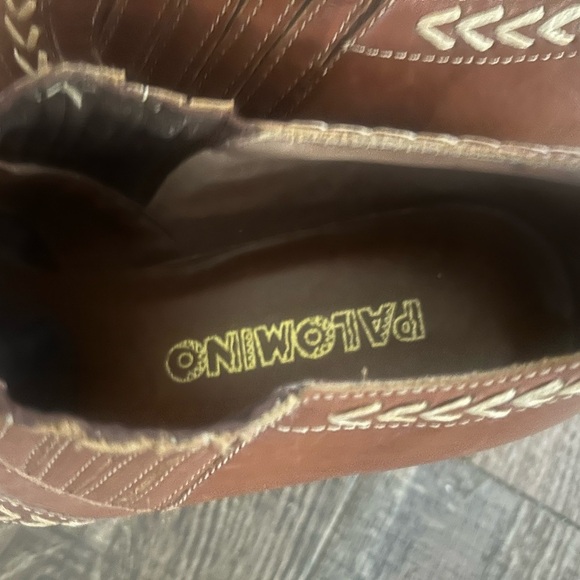 Palomino vintage excellent vintage condition size 9 leather cowboy booties - Picture 6 of 11